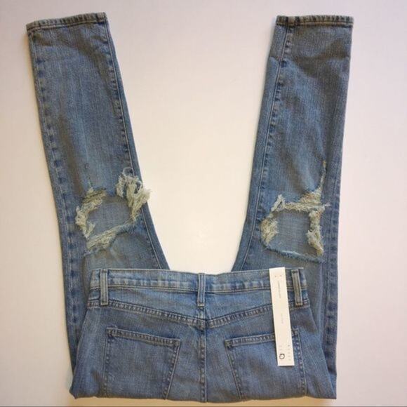 Current/Elliott The Fling Destroyed Jeans Size 26 - Picture 5 of 6